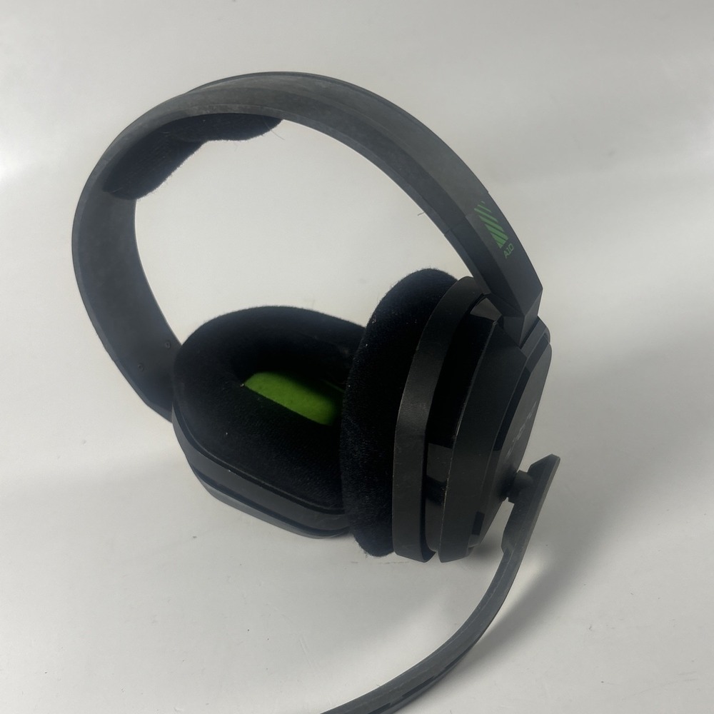 Astro A10 Wired Gaming Headset Black Green Xbox/PS4 – Untested